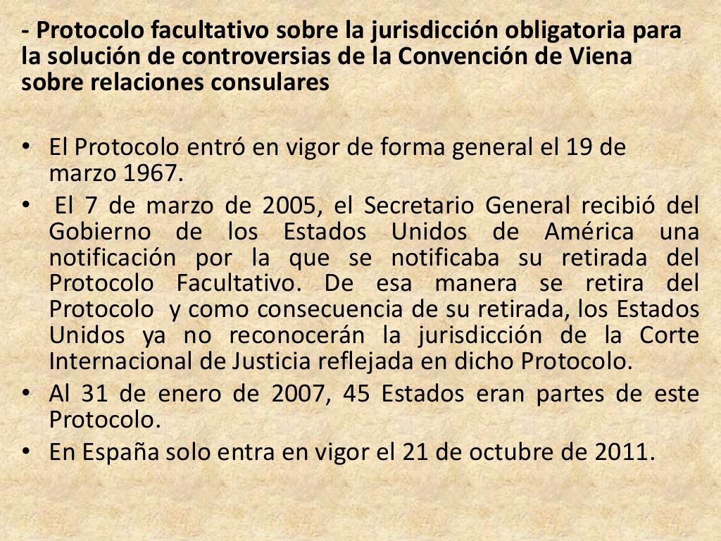 Convenio de viena sobre relaciones consulares de 1963 Convenio de viena sobre relaciones consulares de 1963
