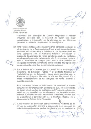 Convenio DOCENTES 2009