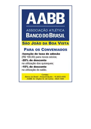 Convenios AEA São João da Boa Vista - SP