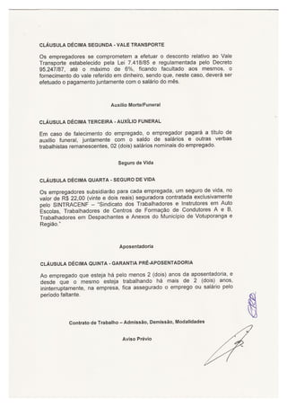 CONVENÇÃO AUTO ESCOLA e  CFC   2010