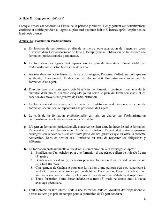 Convention Collective