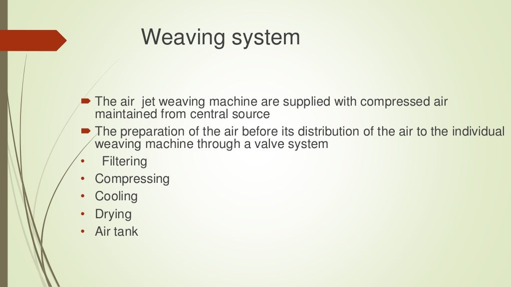 Conventional loom and modern loom