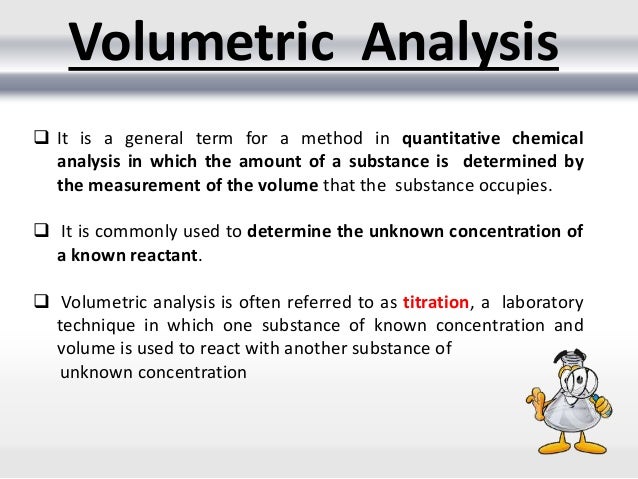 Conventional Methods Of Quantitative Analysis