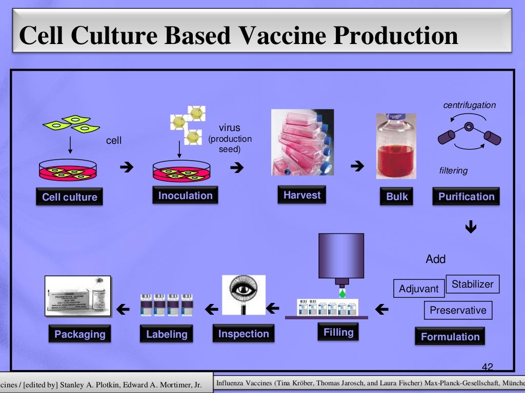 Conventional methods of animal vaccine production