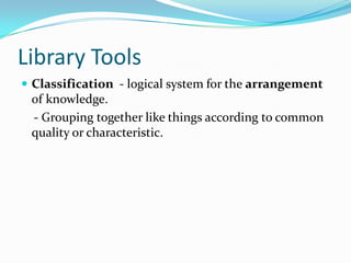 Can be referred to as “inventory catalog”