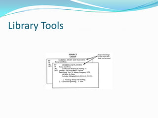 Library Tools