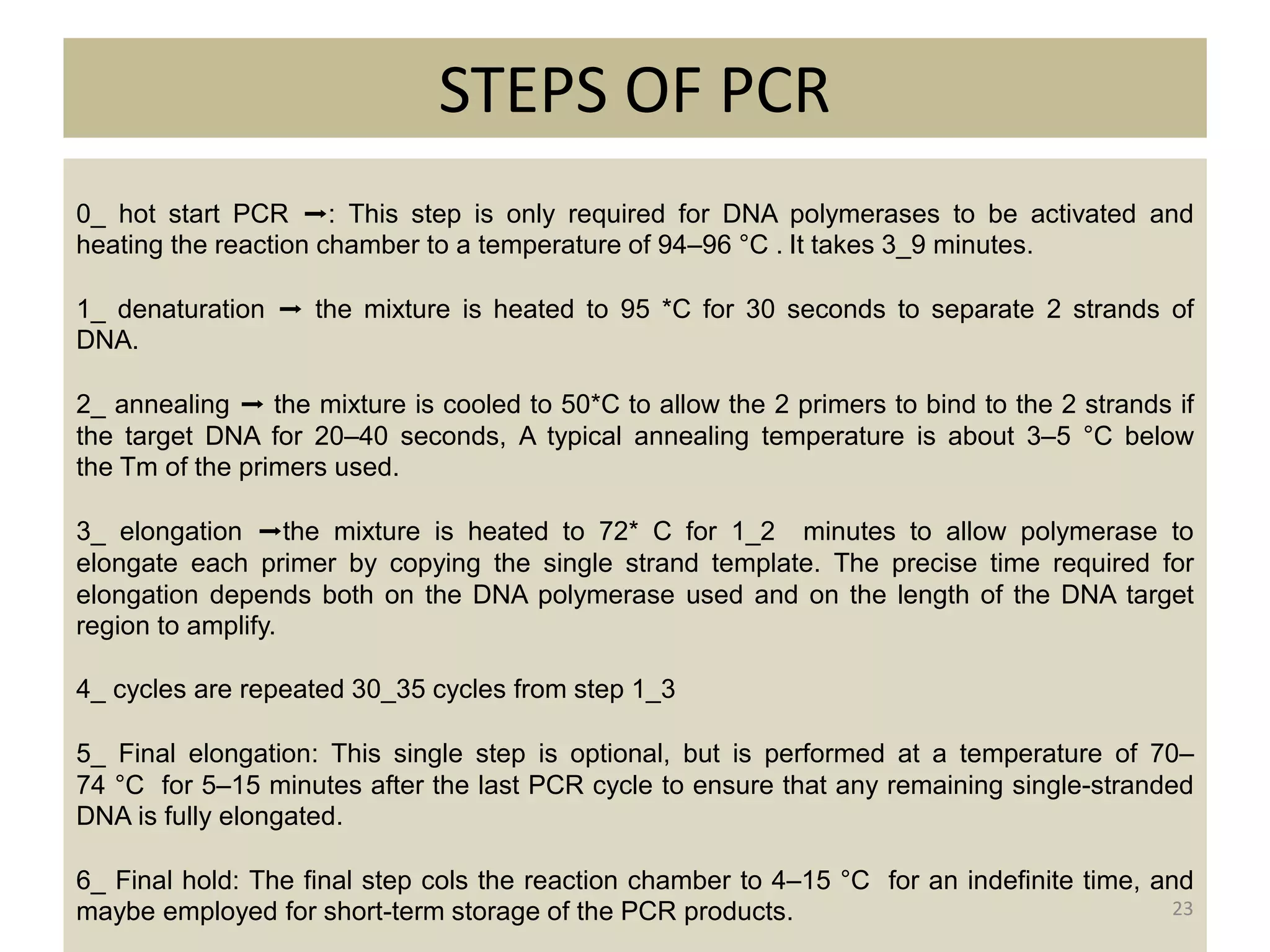 Conventional , qPCR & RTPCR | PPSX