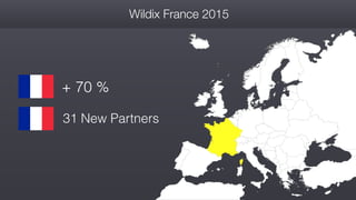 Wildix France 2015
+ 70 %
31 New Partners
 