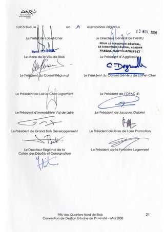 PRU des Quartiers Nord de Blois                21
Convention de Gestion Urbaine de Proximité – Mai 2008
 