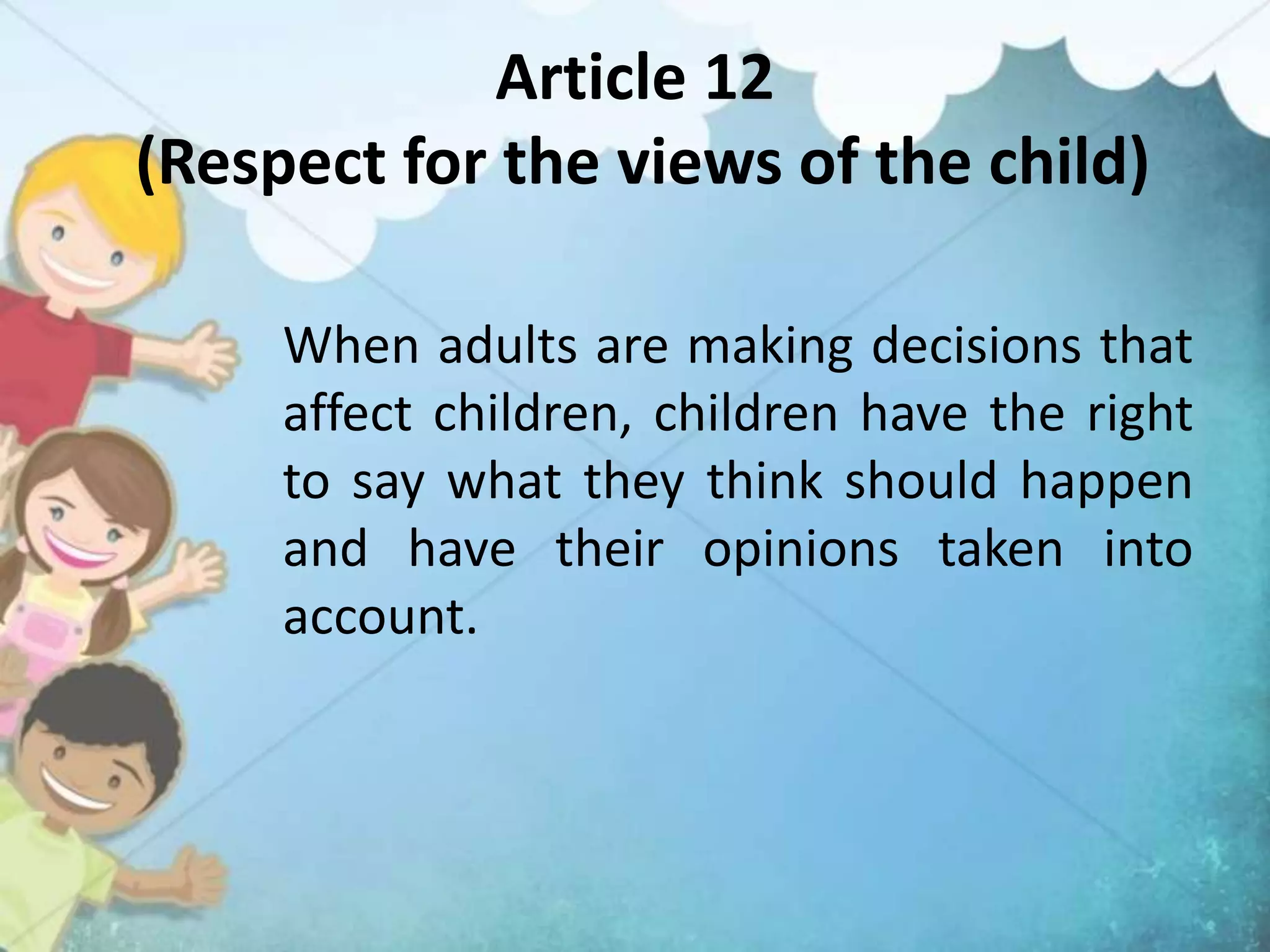 CONVENTION ON THE RIGHTS OF THE CHILD | PPTX