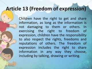 CONVENTION ON THE RIGHTS OF THE CHILD | PPTX