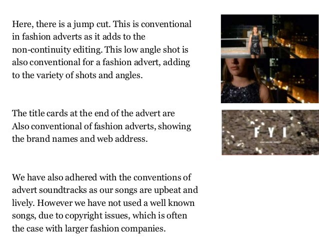 Conventions of Form and Genre TV Ads