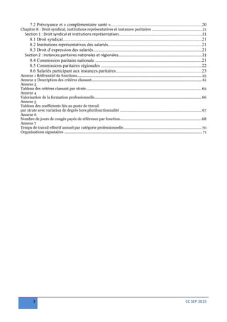 7.2 Prévoyance et « complémentaire santé »...............................................................................2...