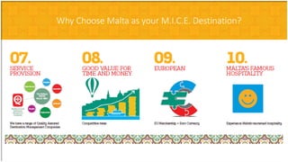 Why Choose Malta as your M.I.C.E. Destination?
 