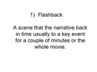 Flashback In Film Conventions of a film opening sequence | PPT