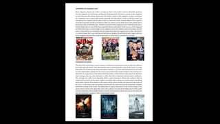 Conventions of a magazine cover and movie poster