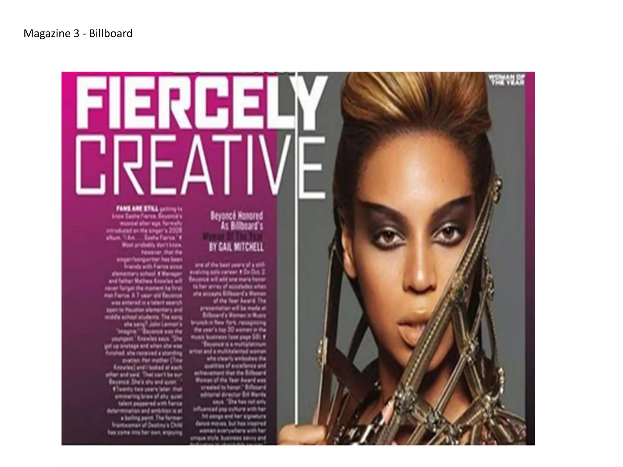 Magazine 3 - Billboard

 