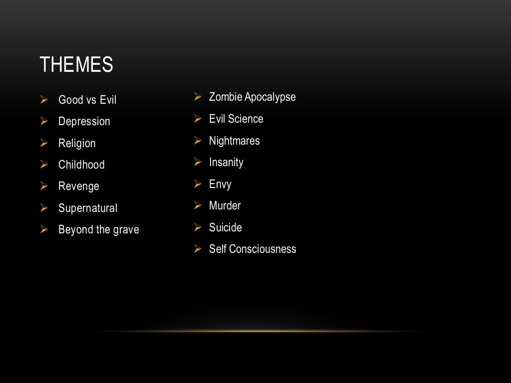 Horror Genre Conventions A2 Media