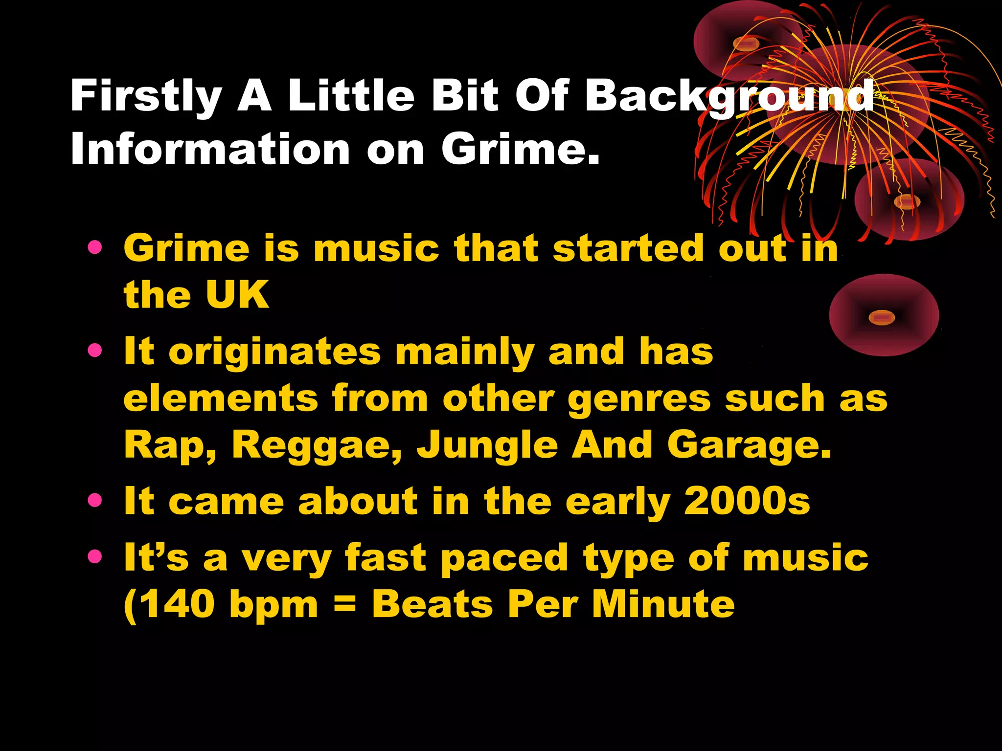 Conventions of grime music | PPT