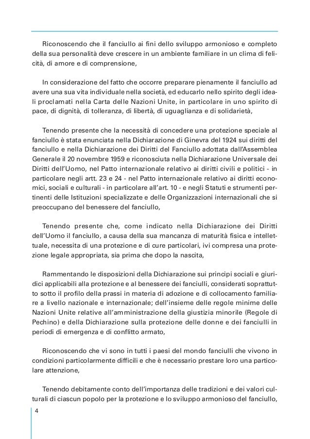 Convenzione Diritti Infanzia