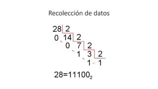Recolección de datos
 