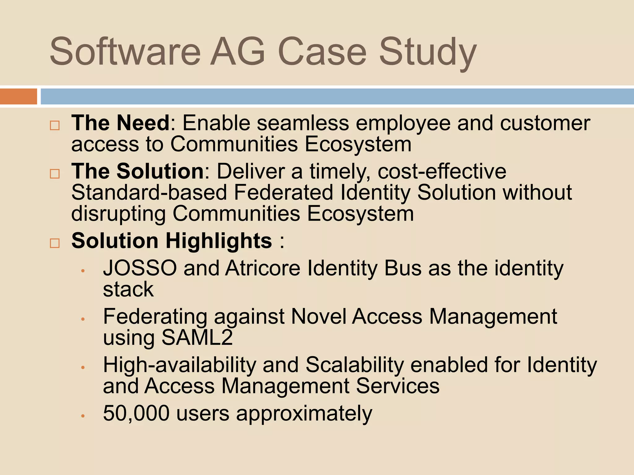 Management not knowledgeable about IAM