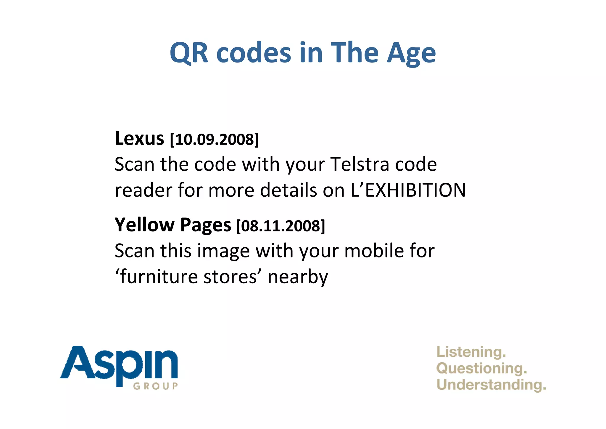 QR Codes and the Future of Next Generation mLearning