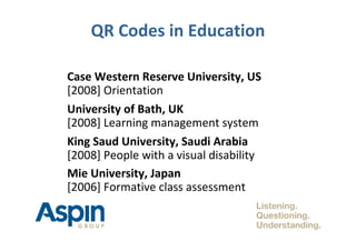 QR Codes and the Future of Next Generation mLearning