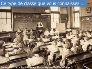 Source: http://school.stagnesofbohemia.org/OldClass5.jpg
Ce type de classe que vous connaissez …
 