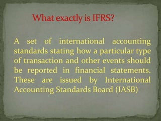 IFRS Convergence With Indian Accounting Standards | PPTX