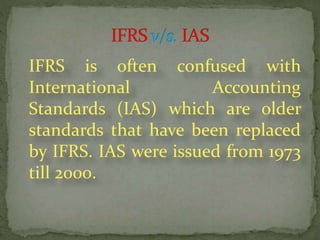IFRS Convergence With Indian Accounting Standards | PPTX