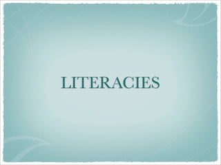 Convergence Litercies