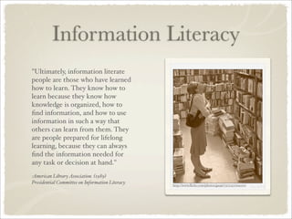 Convergence Litercies