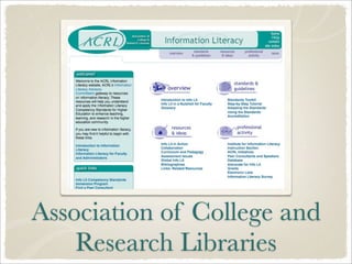 Convergence Litercies