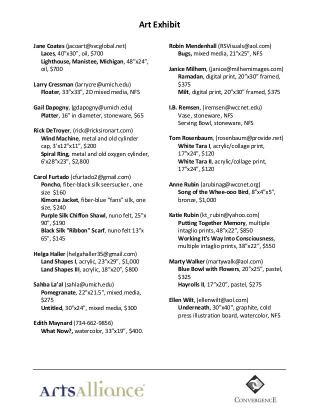 luncheon program sample