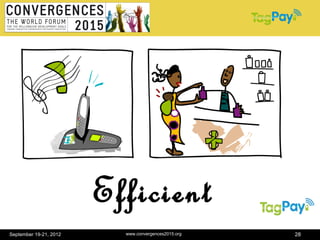 Efficient
September 19-21, 2012     www.convergences2015.org   28
 