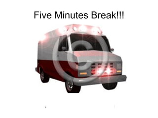 Five Minutes Break!!!
 