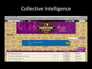 Collective Intelligence 
 