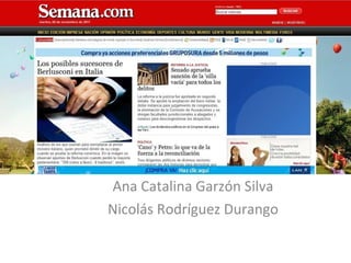 Ana Catalina Garzón Silva Nicolás Rodríguez Durango 