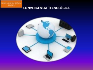 CONVERGENCIA TECNOLÓGICA
EDISON ALEJANDRO GUEVARA
80217870
 