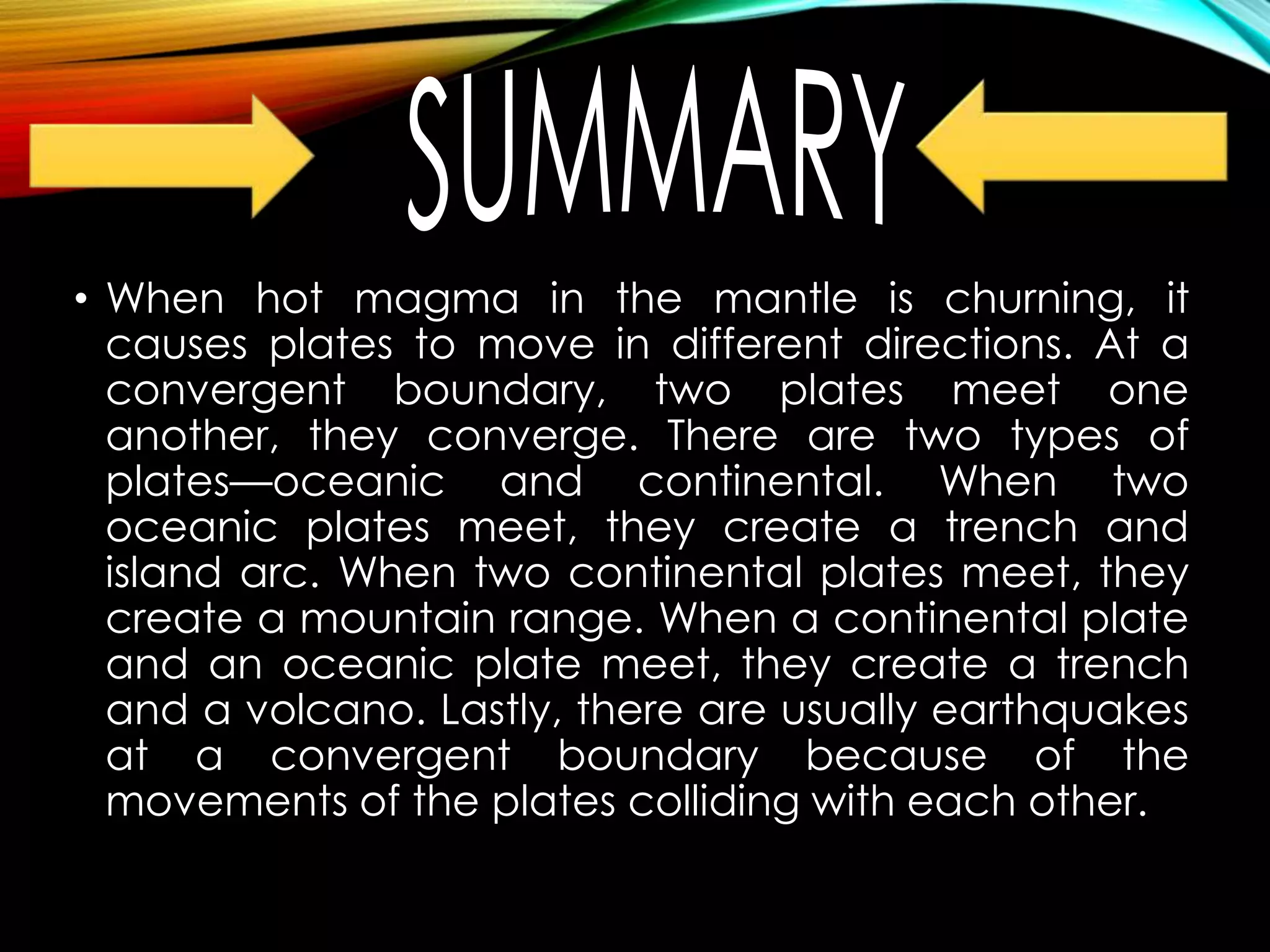 Convergent Boundary | PPTX