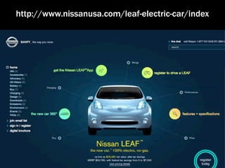 http://www.nissanusa.com/leaf-electric-car/index
 