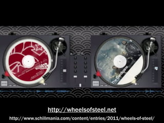 http://wheelsofsteel.net
http://www.schillmania.com/content/entries/2011/wheels-of-steel/
 