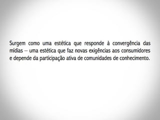 Convergência e Narrativas Transmidiáticas