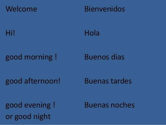 Como Se Dice Buenas Tardes En Italiano