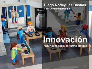 Innovación
hacer el negocio de forma distinta
Diego Rodríguez Bastías
CEO Consulting Design
 
