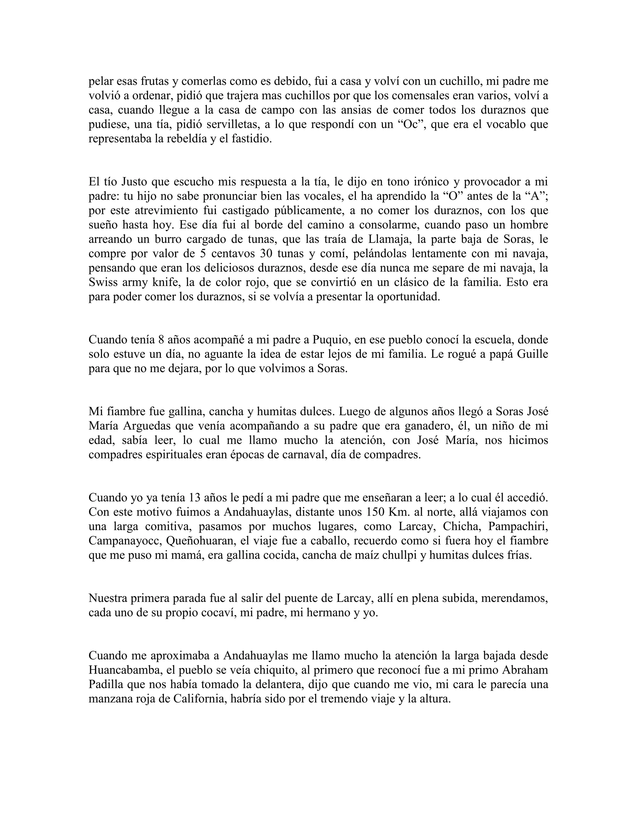 Conversando con don alfredo