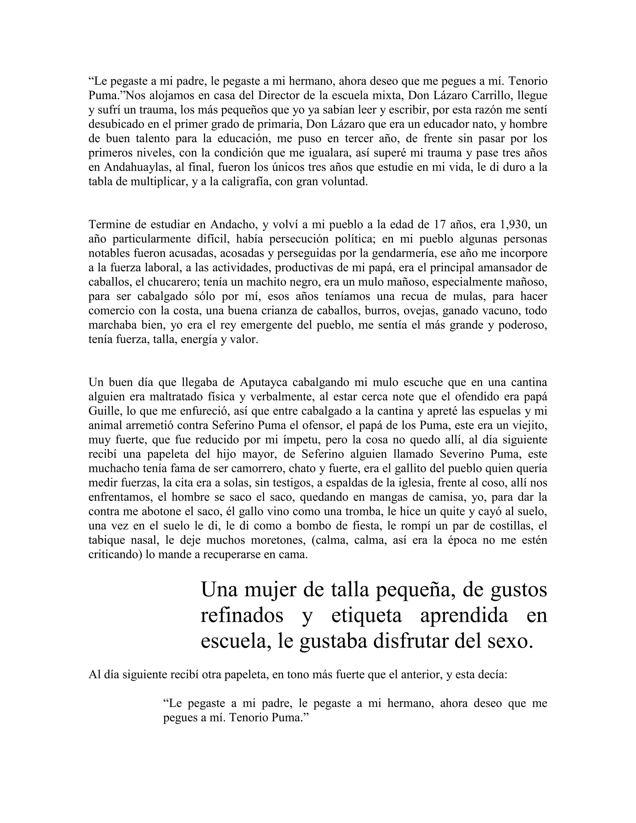 Conversando con don alfredo