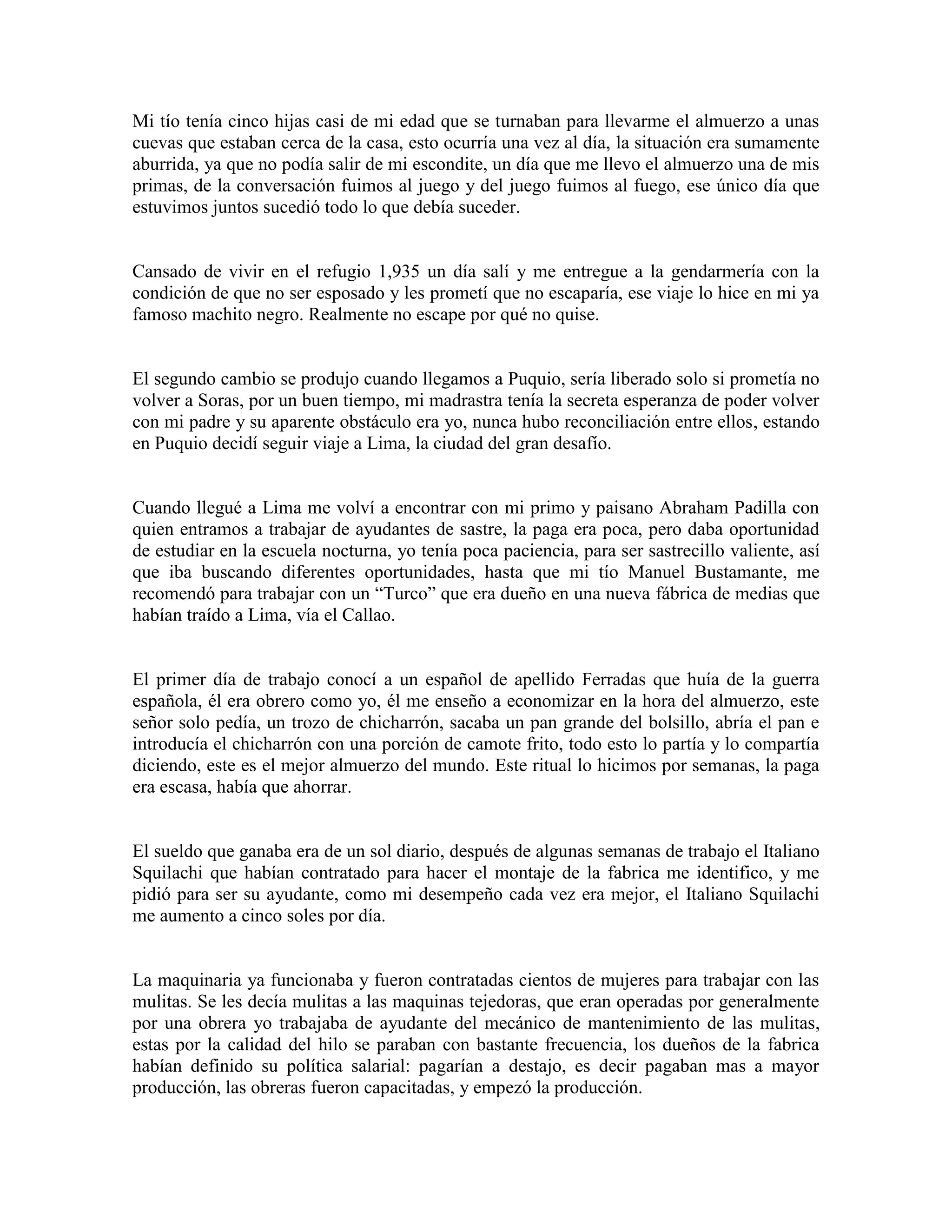 Conversando con don alfredo