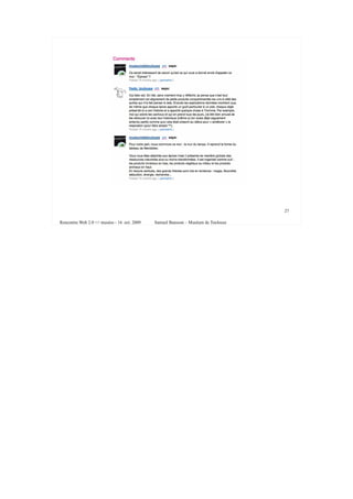 27

Rencontre Web 2.0 <> musées - 16 oct. 2009   Samuel Bausson – Muséum de Toulouse
 